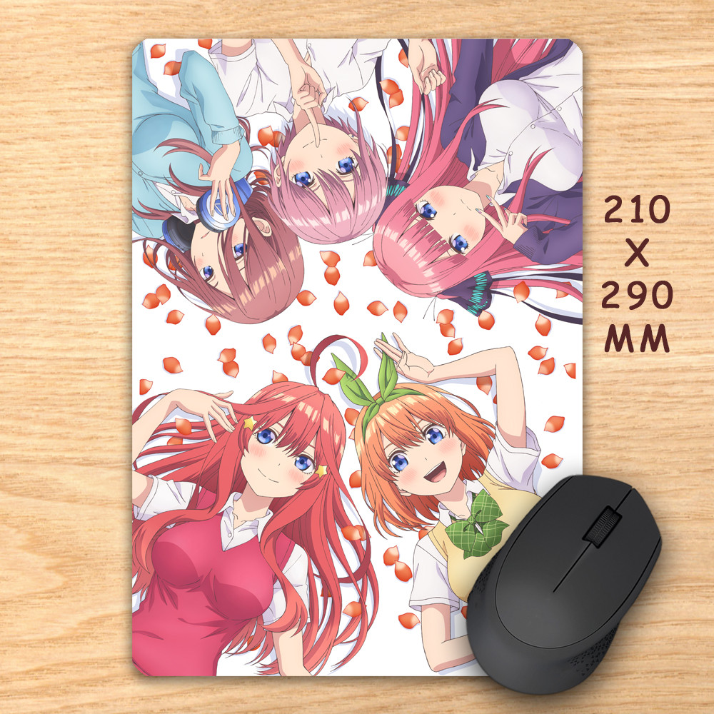 Килимок для миші 210x290 мм 5-toubun no Hanayome / П'ять наречених, фото 1