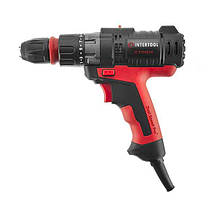 Дриль-шурупокрут електричний 420 Вт, 0-500/0-1800 об/хв., 0.8-10 мм, макс. 20 Н·м, знімний патрон INTERTOOL, фото 3