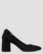 Туфлі-човники жіночі чорні натуральна замша Україна ALROMARO — розмір 36 (22 см) (модель: ALR1956-77Zblack)