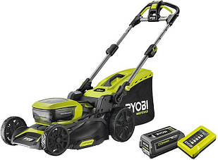 Ryobi Газонокосарка MAX POWER RY36LMX46A-140, 36В, акумуляторна, безщіткова, 46см, АКБ 1х4.0Ач