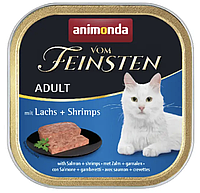 Влажный корм для котов Animonda Vom Feinsten Adult mit Lachs + Shrimps 100 г Анимонда (171401-22) KH