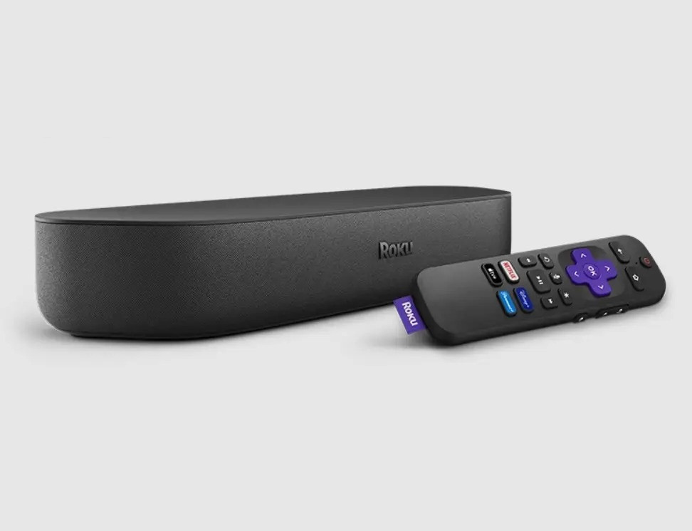 Саундбар Smart TV приставка Roku Streambar 9102 4K HDR Streaming Device з пультом ДК