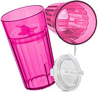 Навчальна склянка Reflo рожева