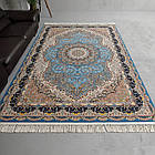 Килим Padishah 4001 2Х3 Блакитний прямокутник, фото 3