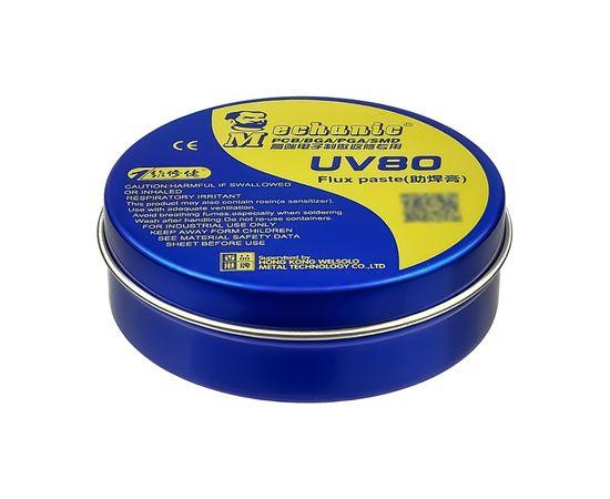 Флюс-паста MECHANIC UV80 60 гр (без вмісту галогенів)