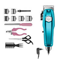 Професійна машинка для стрижки собак Kemei Km-CW16 (Блакитна)