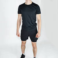 Костюм спортивний чоловічий , шорти+легінси і футболка