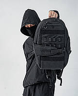 Рюкзак мужской женский городской Strict портфель для ноутбука повседневный черный