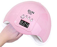 УФ лампа для гель-лака SUN Five LED UV Lamp 48 W для полимеризации, наращивания ногтей Pink (7033) ld