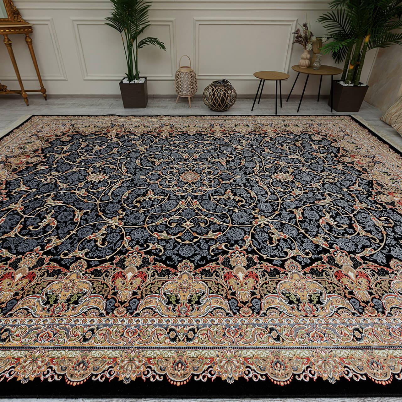Килим Tabriz highbulk G135 2,5Х3,5 Синій прямокутник