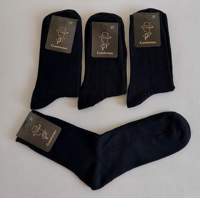 фотографія чоловічі чорні шкарпетки