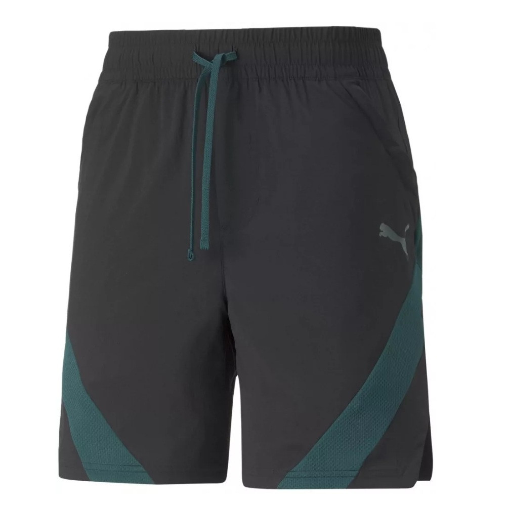 Шорти спортивні чоловічі Puma Train Fit Woven 7'' 522132 56 (чорні, плащів, стандарт, з кишенями, лого пума)