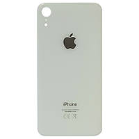 Задняя крышка Apple iPhone XR, белая оригинал Китай с большим отверстием