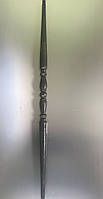 Декоративна балясина конус кручений із металевої труби d 38