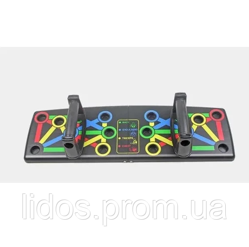 Платформа с упорами для отжиманий 14 в 1 Push up device / упор для отжиманий ld - фото 2 - id-p2152273692