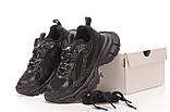 Жіночі кросівки Баленсіага 3XL Sneaker in Triple Black 734734W3XL11010, фото 5