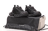 Жіночі кросівки Баленсіага 3XL Sneaker in Triple Black 734734W3XL11010, фото 10