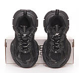 Жіночі кросівки Баленсіага 3XL Sneaker in Triple Black 734734W3XL11010, фото 6