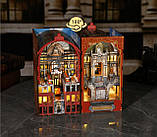 Бук Нук Залізничний вокзал Railway Cathedral Book Nook DIY Інтерьерний конструктор C065, фото 3