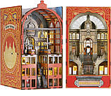 Бук Нук Залізничний вокзал Railway Cathedral Book Nook DIY Інтерьерний конструктор C065, фото 4