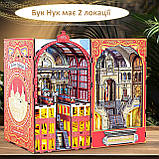Бук Нук Залізничний вокзал Railway Cathedral Book Nook DIY Інтерьерний конструктор C065, фото 10