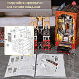 Бук Нук Залізничний вокзал Railway Cathedral Book Nook DIY Інтерьерний конструктор C065, фото 7