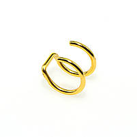 Фейк пірсинг колір золото з нержавіючої сталі. Сережки без проколу. Сережки обманка у вухо, ніс, губу, фото 9