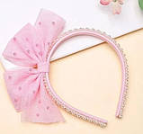 Бант Обруч Розовый Барби Бантик рожевий Барбі Дитячий 280 грн, фото 5