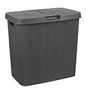 Кошик для білизни 2-секц. з/кр. з/руч. 72Л ELIF PLASTIK U-340, фото 3
