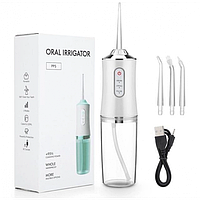 Ирригатор портативный электрический Oral Irrigator S3J2 для зубов Белый lb