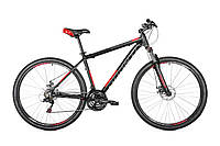 Велосипед 29" Avanti SMART 2023 рама - 21" чорно-сірий з червоним