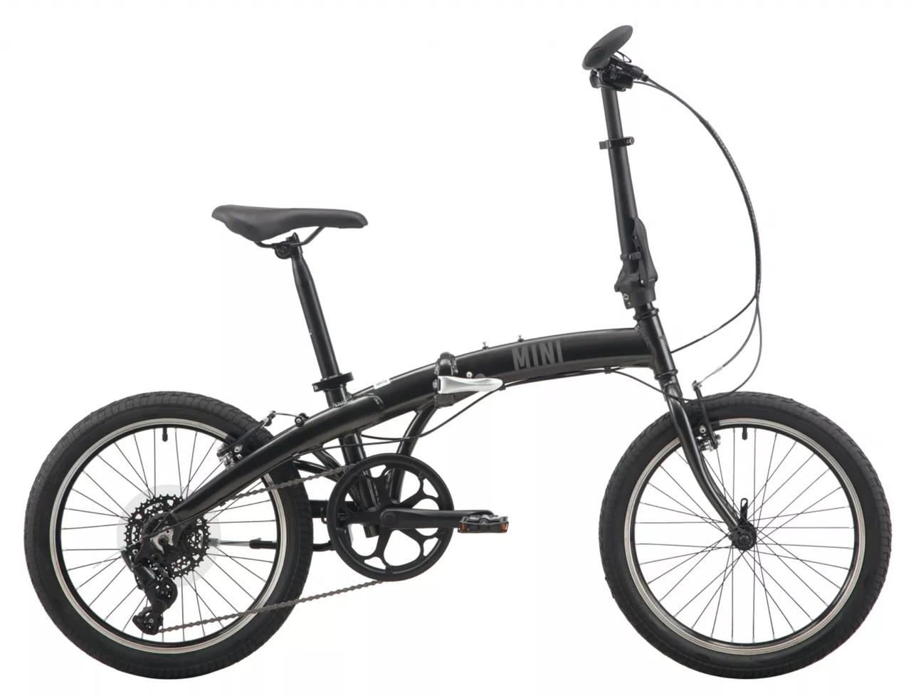 Велосипед 20" Pride MINI 8 2024 темно-сірий