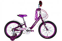 Велосипед 18" Formula CHERRY 2022 рама - 9" фіолетовий з білим