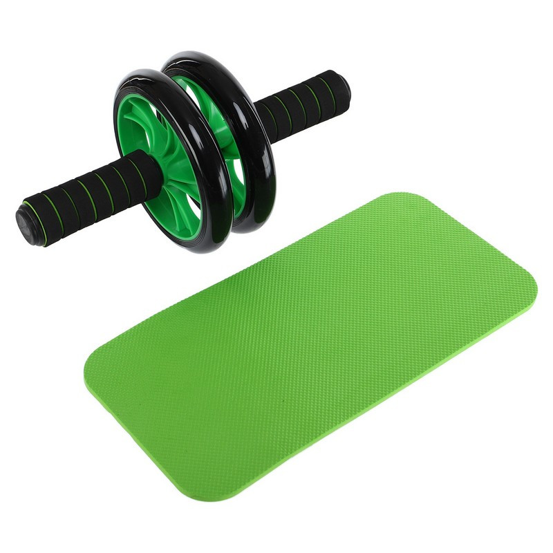 Ролик гімнастичний колесо для преса подвійне 15.5 см CIMA FI-7428, фото 1