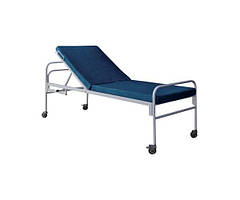 Ліжко функціональне двосекційне КФ-2М (з матрасом) Бежевий, голубий, синій (ЕК)
