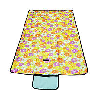 Раскладной коврик для пикника 145х80 см, желтый ld