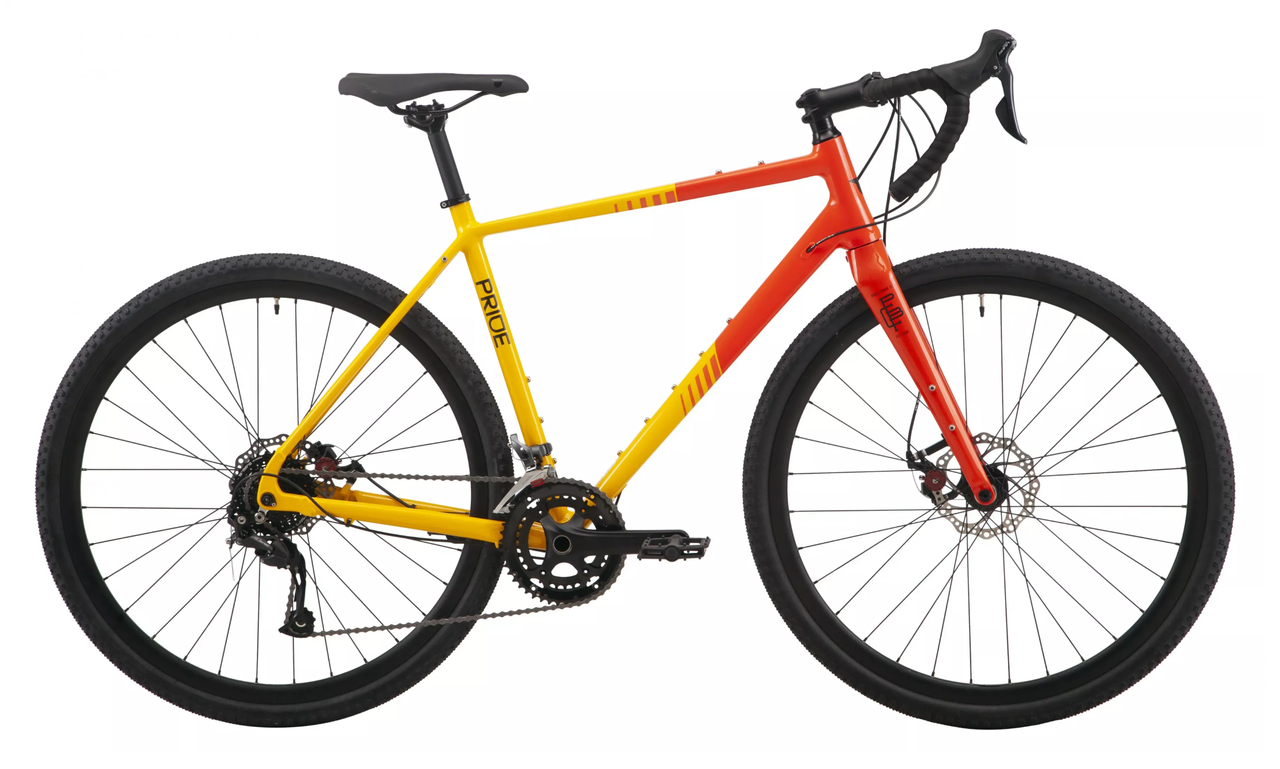 Велосипед 28" Pride ROCX 8.2 CF 2023 рама - L жовтий
