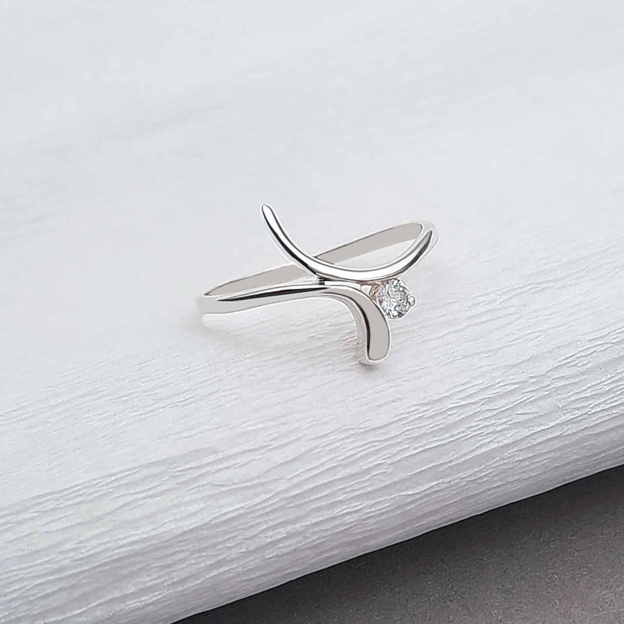 Срібна каблучка Елегантність, фото 1