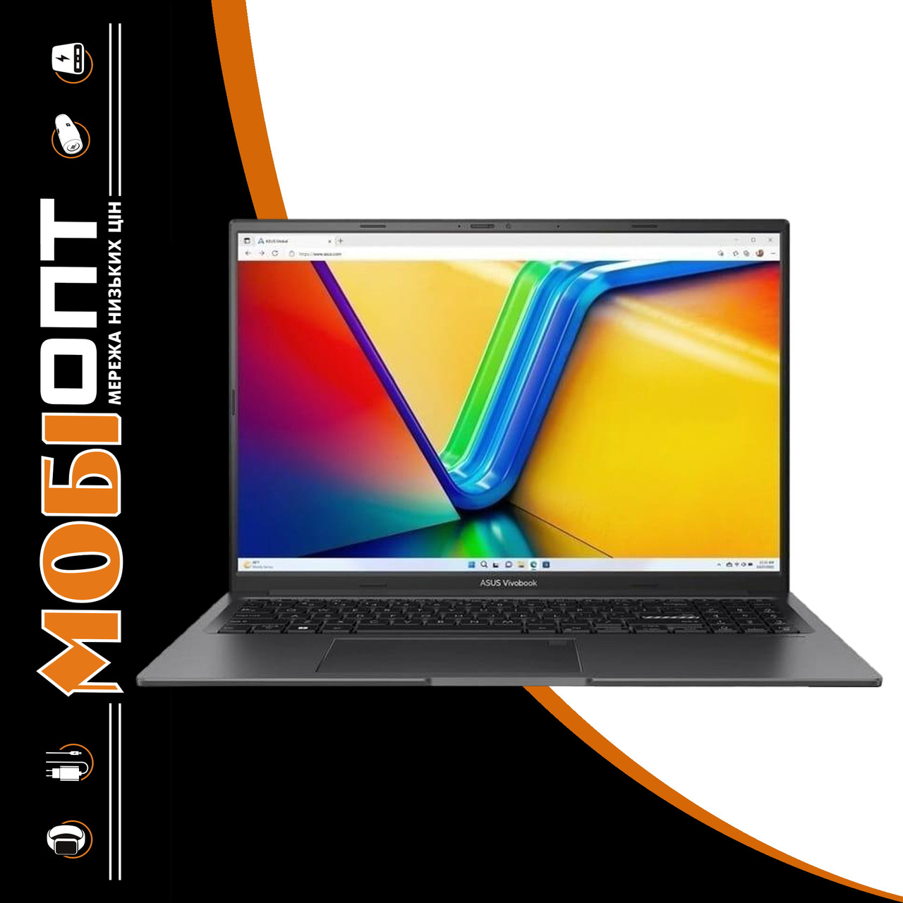 Ноутбук Asus VivoBook 16X M3604YA-L2086 Indie Black UA UCRF