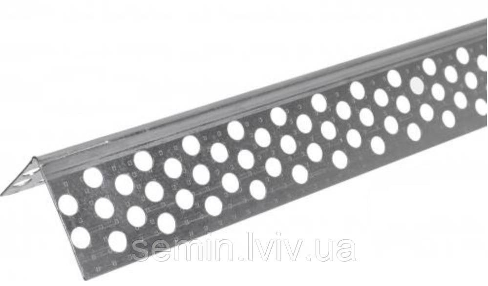 Кутник перфорований алюмієвий 3,0 м SUPER VIP DELUX(30 x 30) мм 100шт
