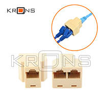 RJ45 сплиттер коннектор, витая пара, разветвитель ld