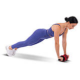 Ролик для преса та масажер 2 в 1 колесо для преса Zelart FI-4042, фото 10