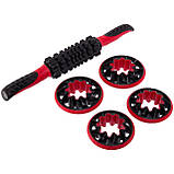 Ролик для преса та масажер 2 в 1 колесо для преса Zelart FI-4042, фото 3