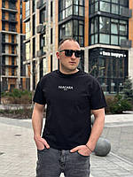 Чоловіча футболка оверсайз чорного кольору з принтом NIAGARA brand  6927, фото 7