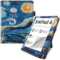 Чехол Galeo Vertical Leather Stand для Pocketbook 743G Inkpad 4, 743C Inkpad Color 2 Van Gogh