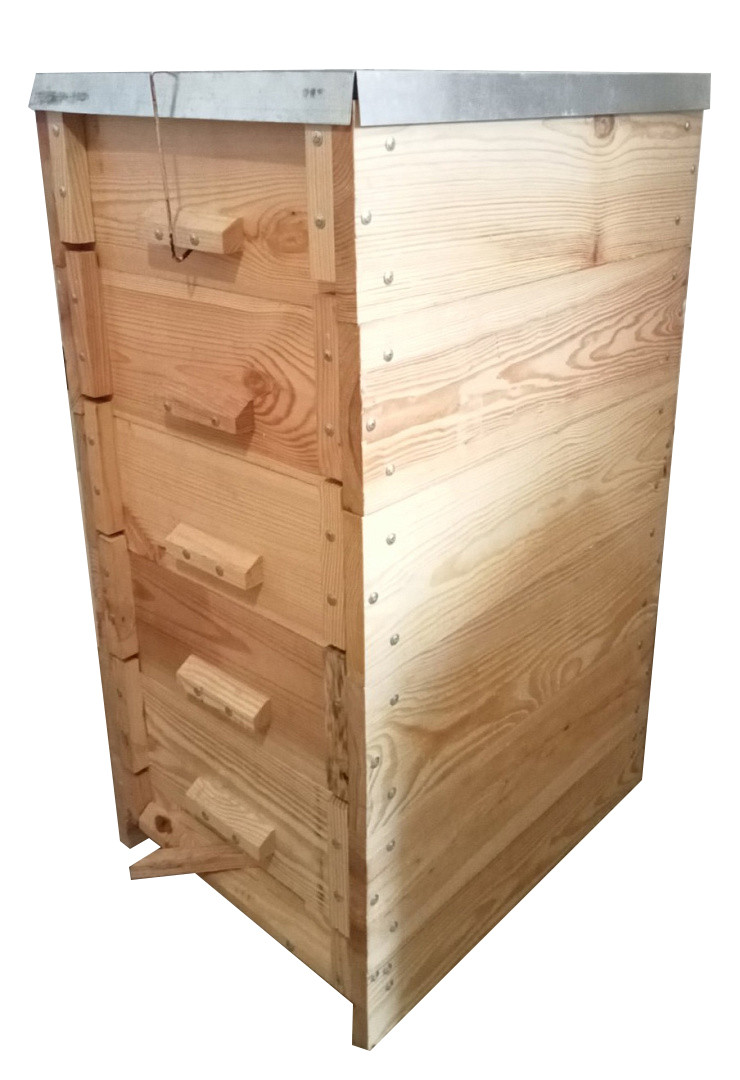 Вулик рогатий багатокорпусний, на 10 рамок, проварений у харчовому парафіні, на рамку 145, фото 1