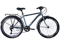 Велосипед ST 26" Discovery PRESTIGE MAN Vbr с багажником задн с крылом 2024 серый