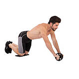 Ролик гімнастичний колесо для преса подвійне 16 см SP-Sport FI-1707, фото 8