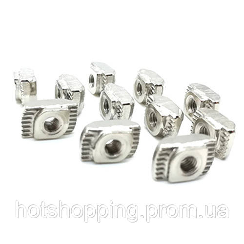 10x Гайка Т-образная M3 для 6мм паза алюминиевого профиля 20 серии ht ...