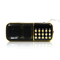 Радиоприёмник с FM MicroSD BKK B851 радио на аккумуляторе 18650 радио ld